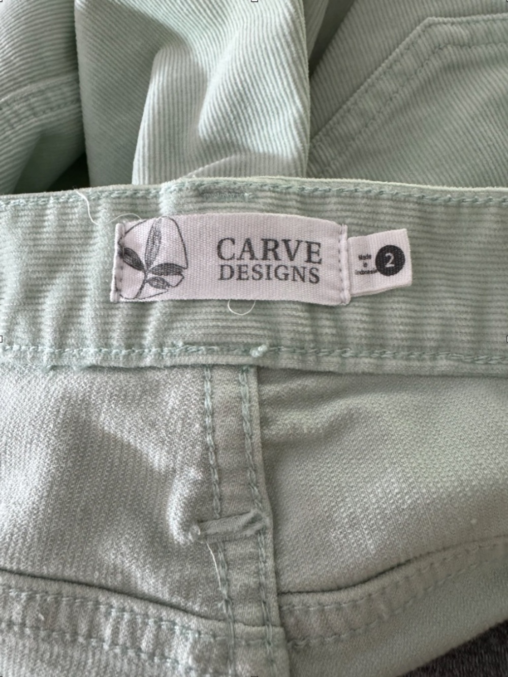 Carve Designs Oahu 4" Shorts-Ice Size 2 - Picture 10 of 11